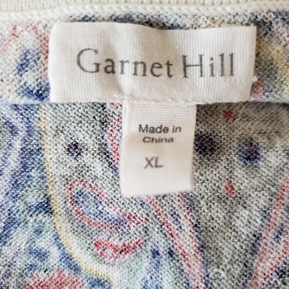 Subdued Garnet Hill Sweater/Top - Picture 2 of 2